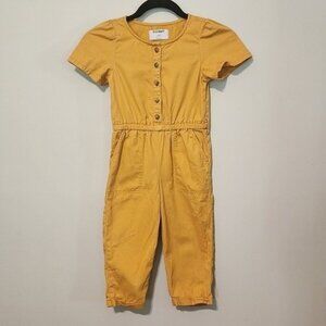 Old Navy Size 5 romper jumpsuit Short sleeve Mustard color